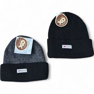 3M Thinsulate Black Knit Beanie Insulated Winter Hat